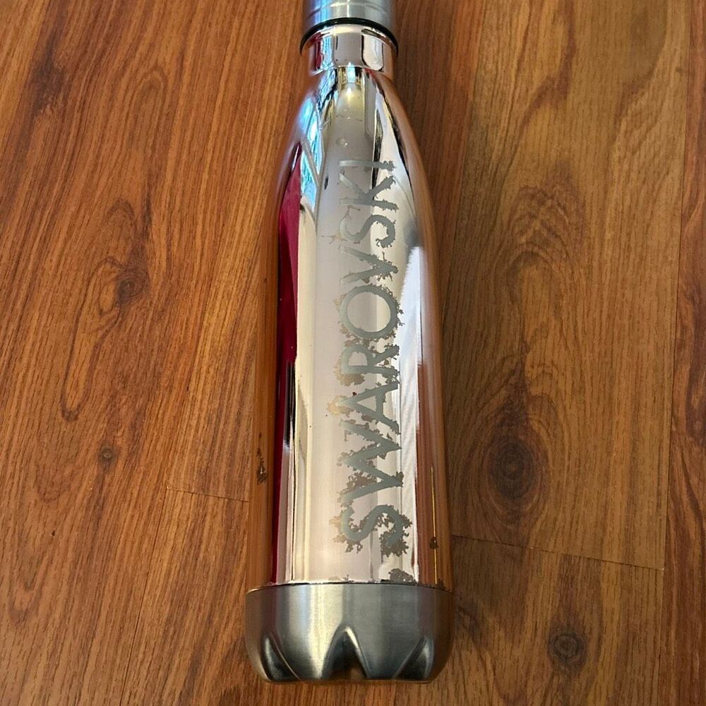 Swarovski water bottle rose gold AS IS